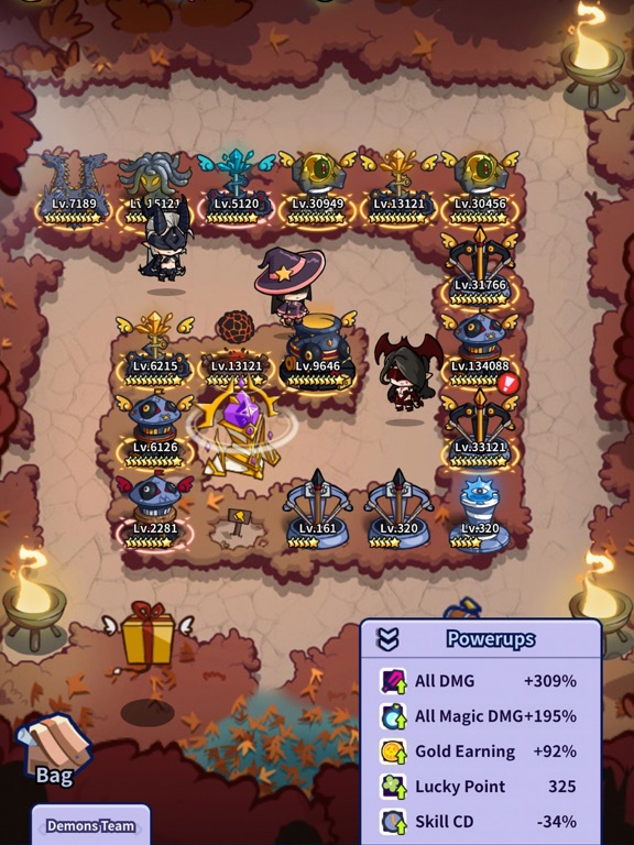 Screenshot di Idle Defense: Dark Forest iPad 