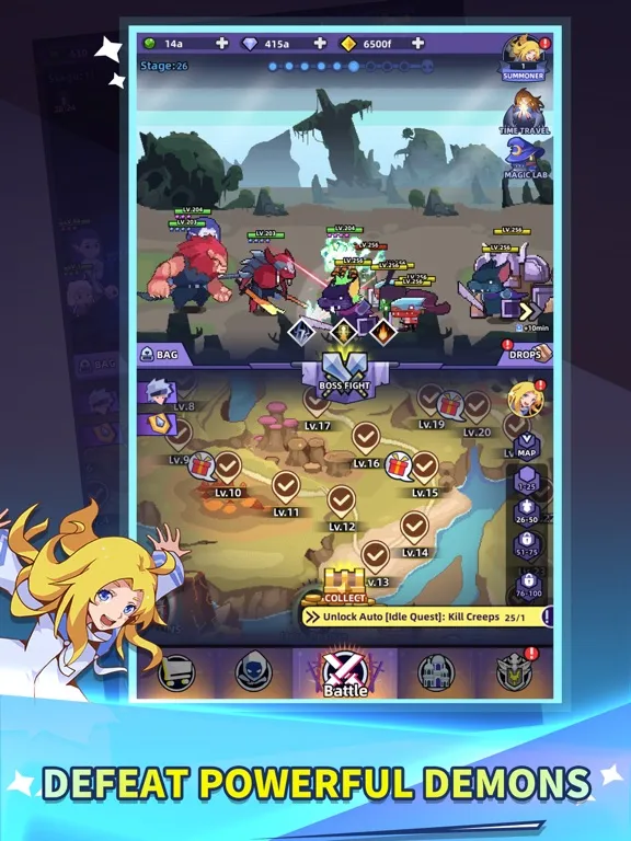 Idle Summoner iPad  سکرین شاٹس