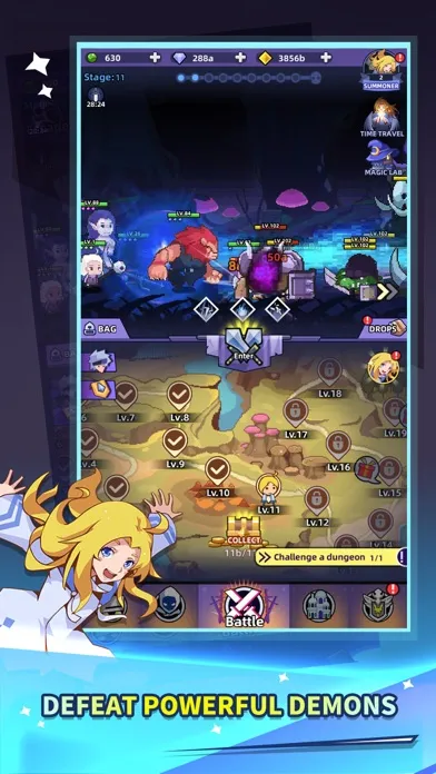 Idle Summoner سکرین شاٹس