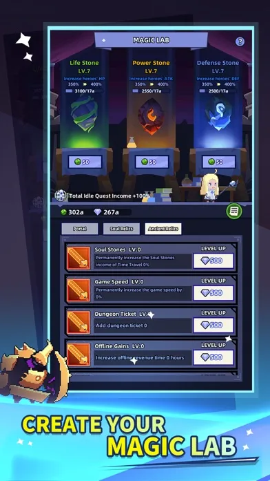 Idle Summoner سکرین شاٹس