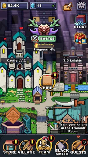 Tangkapan layar Infinite Knights - Idle RPG