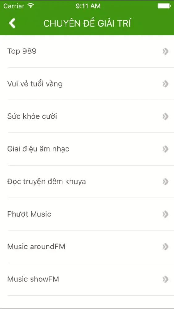 Ảnh chụp màn hình của JoyFM