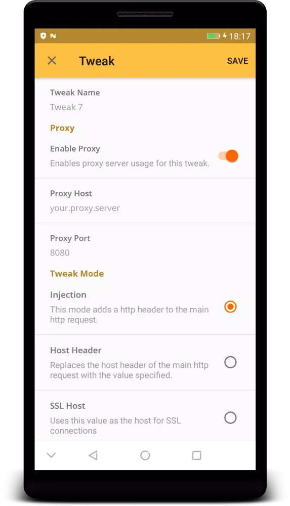 SimpleVPN Ekran Görüntüleri