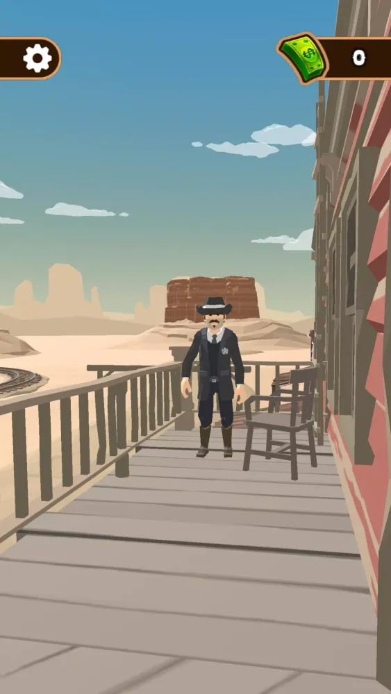 Ảnh chụp màn hình của Western Cowboy: Shooting Game