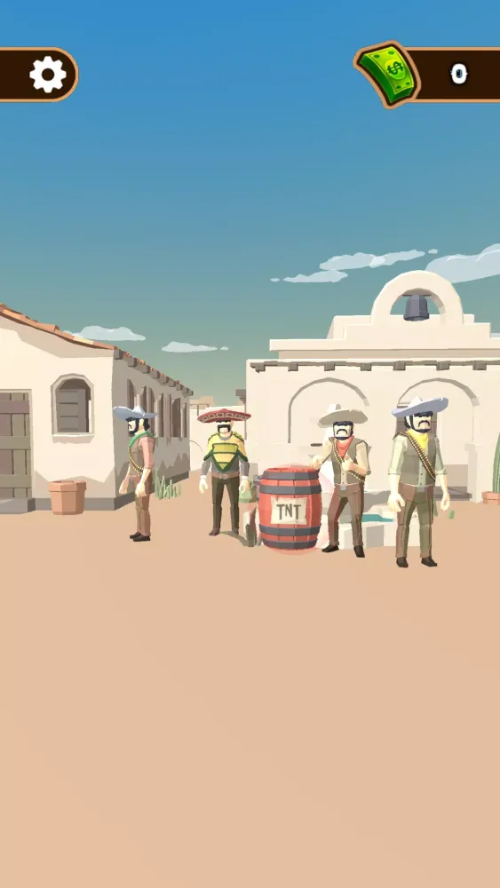 Ảnh chụp màn hình của Western Cowboy: Shooting Game