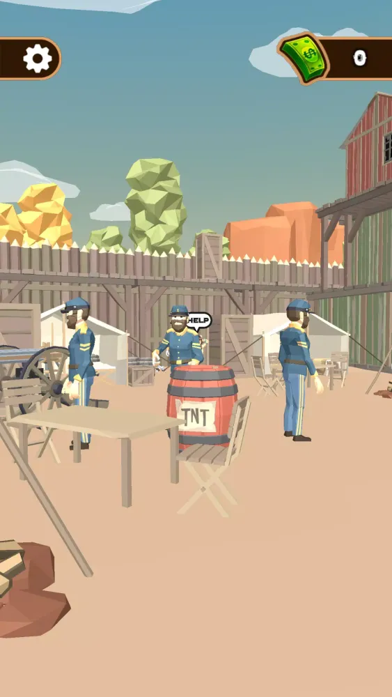 Ảnh chụp màn hình của Western Cowboy: Shooting Game