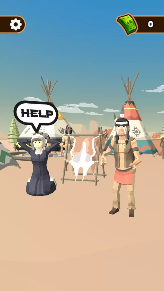 Ảnh chụp màn hình của Western Cowboy: Shooting Game