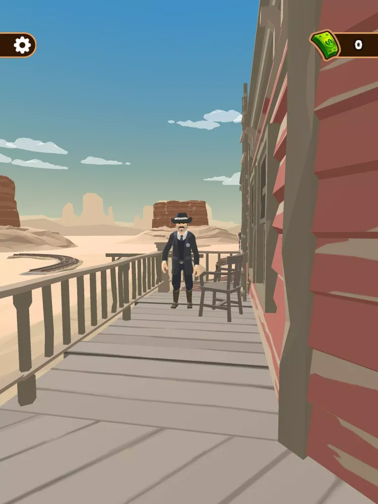 Ảnh chụp màn hình của Western Cowboy: Shooting Game