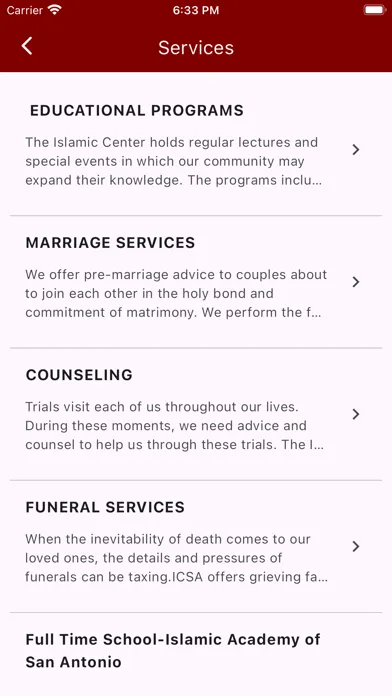 Islamic Center of San Antonio スクリーンショット