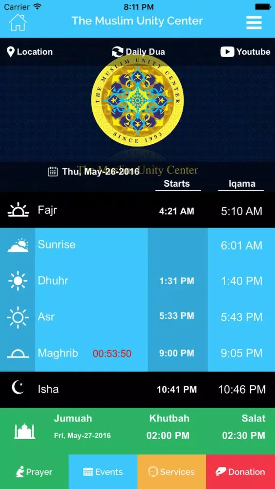 Capturas de pantalla de Muslim Unity Center