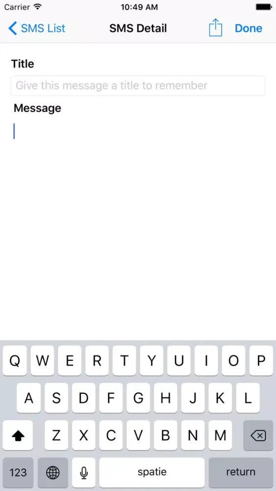 Captures d'écran de SMS Repeat