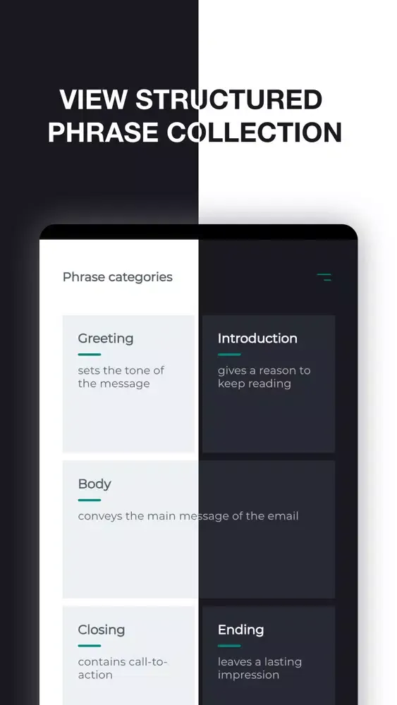 Capturas de tela do Bize - email writing tool