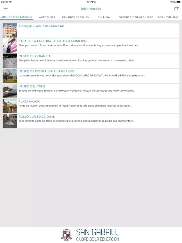 تصاویر DOVO Aranda y Comarca iPad 