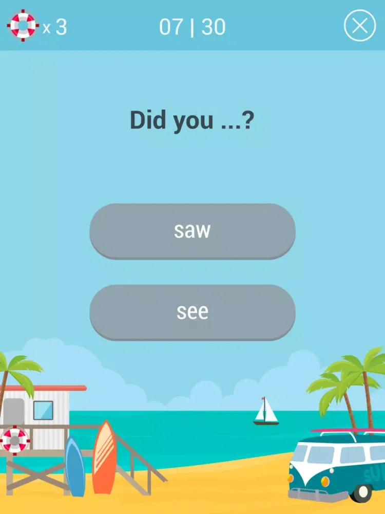 تصاویر Learn 100 Irregular Verbs iPad 