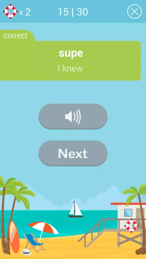 Captures d'écran de Learn 100 Spanish verbs