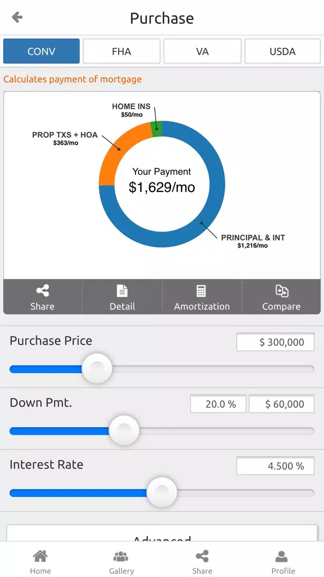 Deborah Mackey's Mortgage App स्क्रीनशॉट