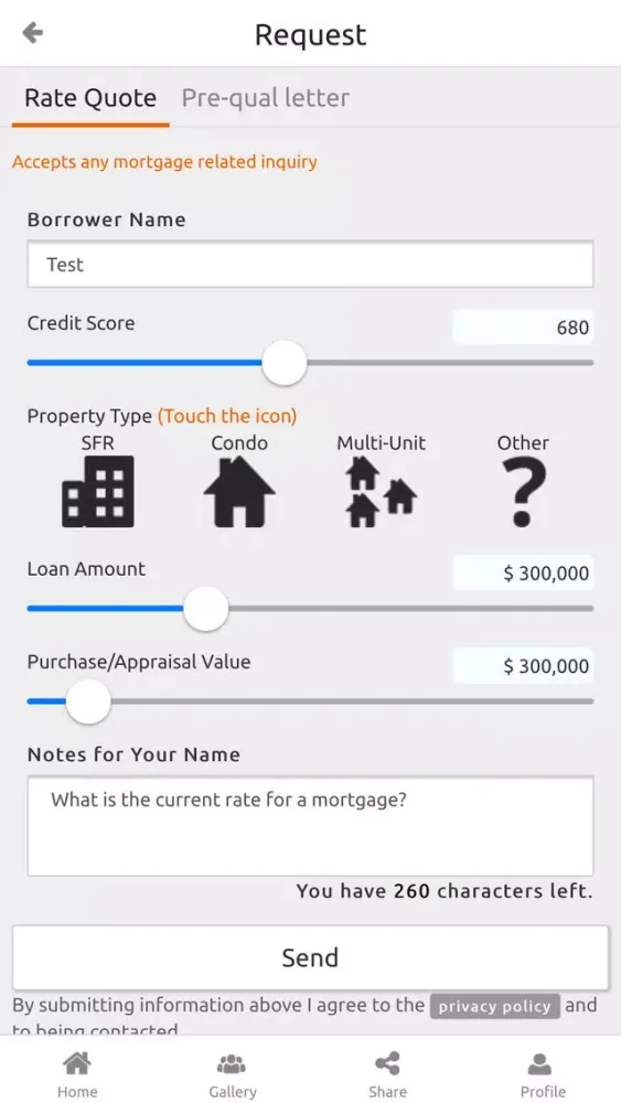 Screenshot di Deborah Mackey's Mortgage App