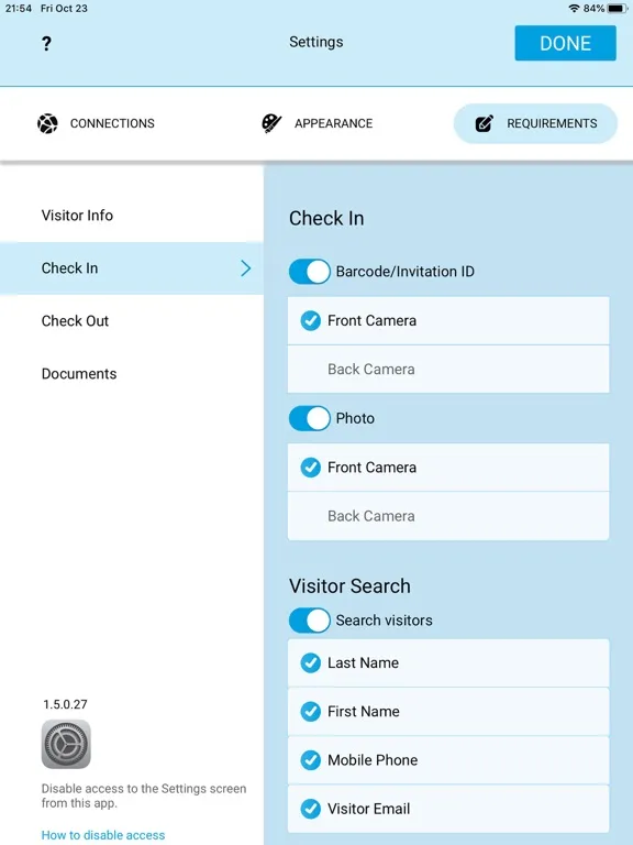 OnGuard Visitor iPad 應用截圖