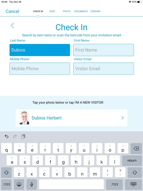 OnGuard Visitor iPad 應用截圖
