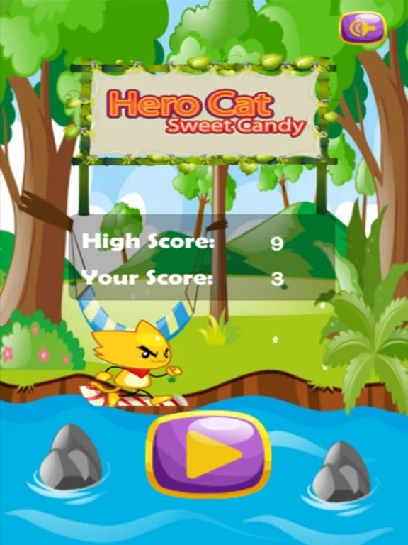 Hero Cat Sweet Candy iPad  Screenshots