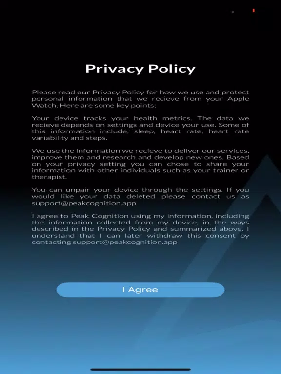 Peak Cognition iPad 應用截圖