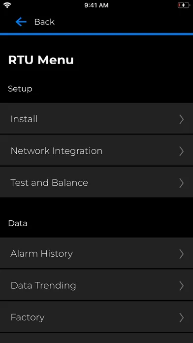 CORE Service Screenshots