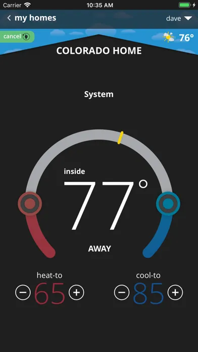 (S30/E30/M30) iComfort T-Stat Screenshots