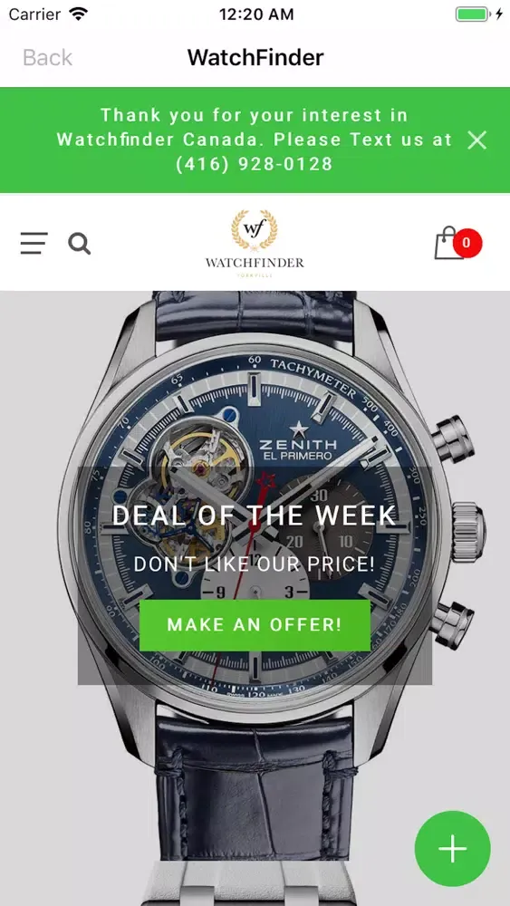 Ảnh chụp màn hình của WatchFinder - Find Your Watch