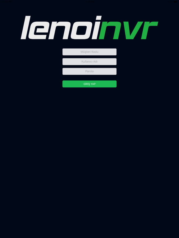 Capturas de pantalla de Lenoi NVR iPad 