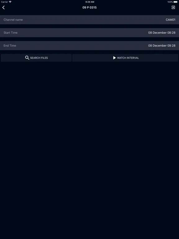 Capturas de pantalla de Lenoi NVR iPad 