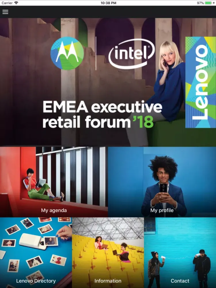 Capturas de pantalla de EMEA Executive Retail event iPad 