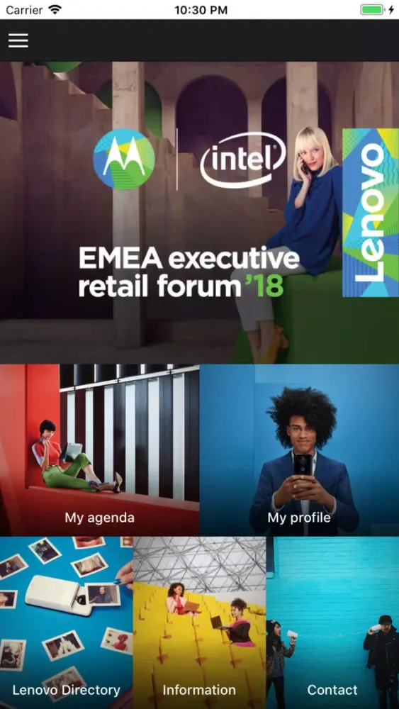 Capturas de pantalla de EMEA Executive Retail event