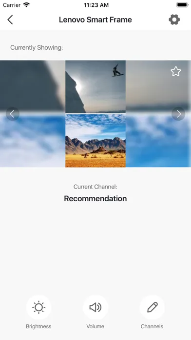 Capturas de pantalla de Lenovo Smart Frame