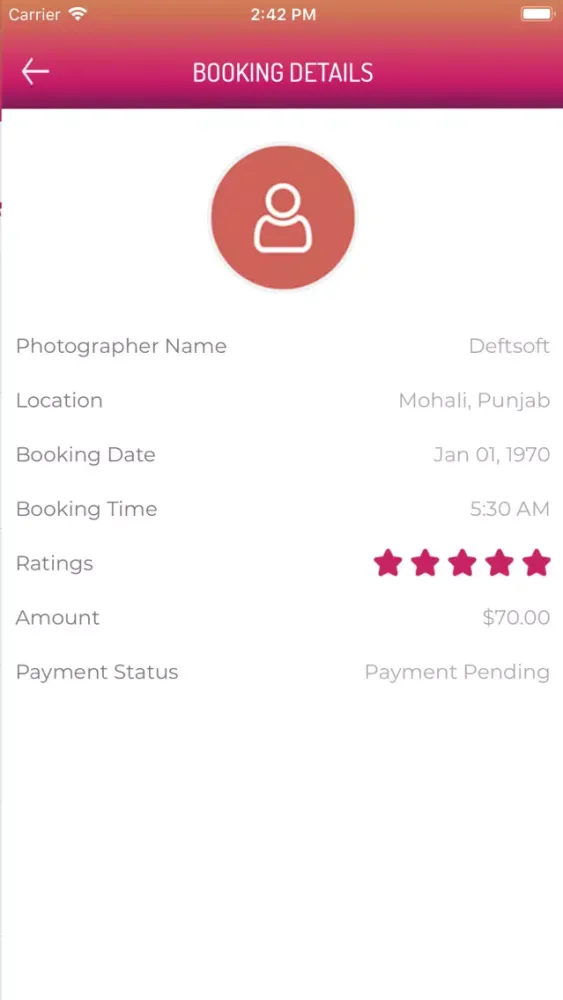 Screenshot di Lense - Find Photographers