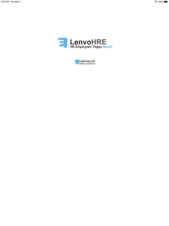LenvoHRE iPad 应用截图