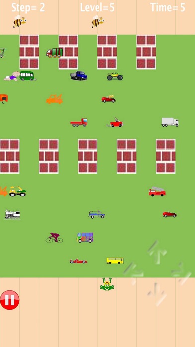 Frog cross the road@ سکرین شاٹس
