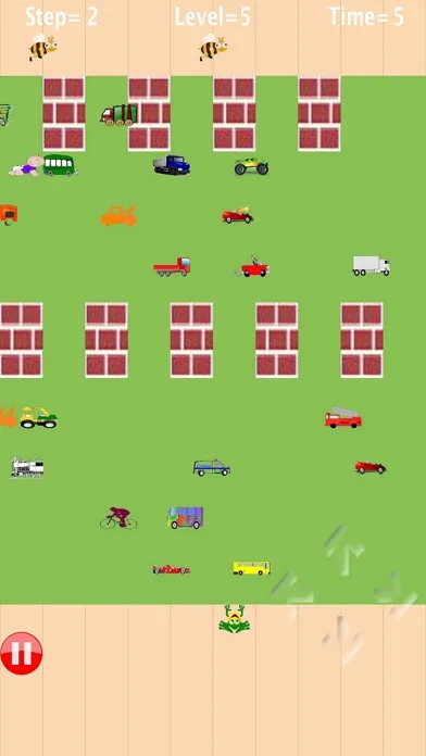 Tangkapan layar Frog cross the road@