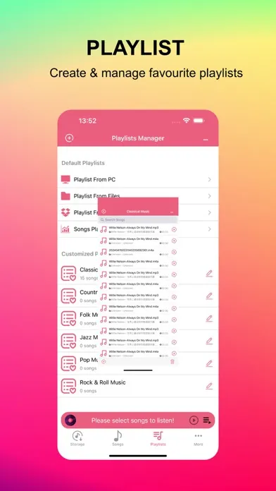 Скриншоты Offline Player-Unlimited Music
