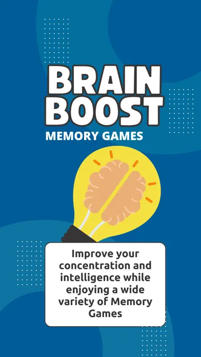 BrainBoost Memory Games スクリーンショット