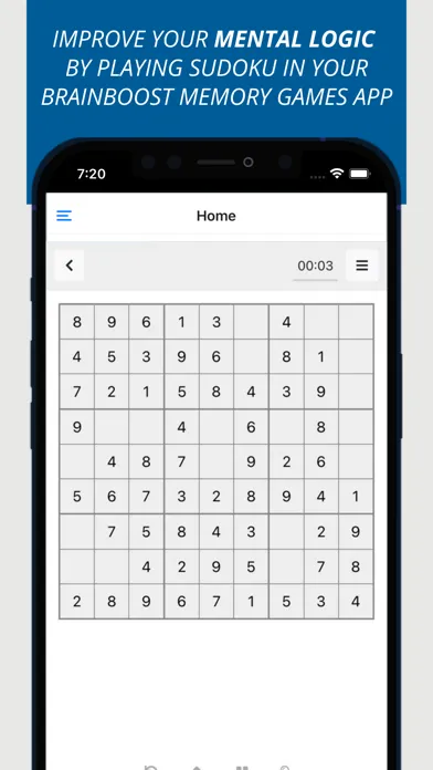 BrainBoost Memory Games スクリーンショット