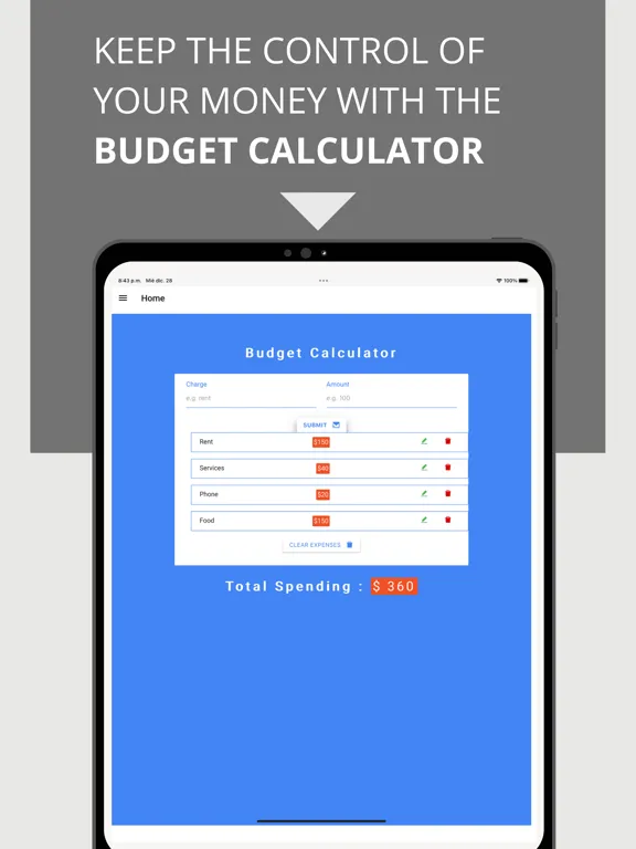 Capturas de pantalla de Mathly - Calculator iPad 