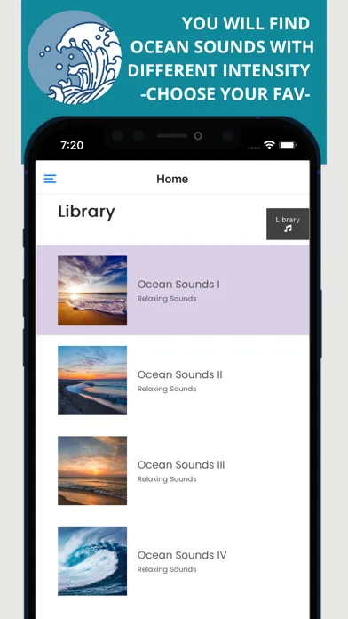 Ocean Sounds for Relaxation应用截图