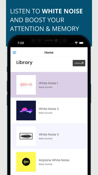 Capturas de tela do Relaxing Sounds Sleep & Focus
