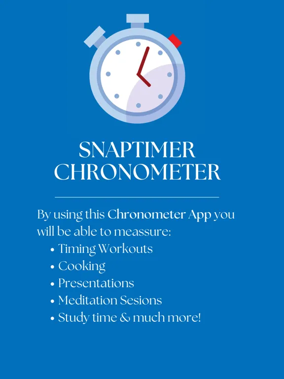 Zrzuty ekranu SnapTime Chronometer iPad 