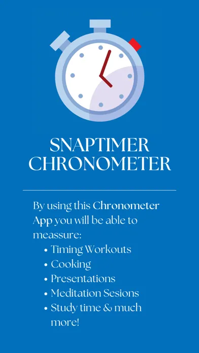 Zrzuty ekranu SnapTime Chronometer