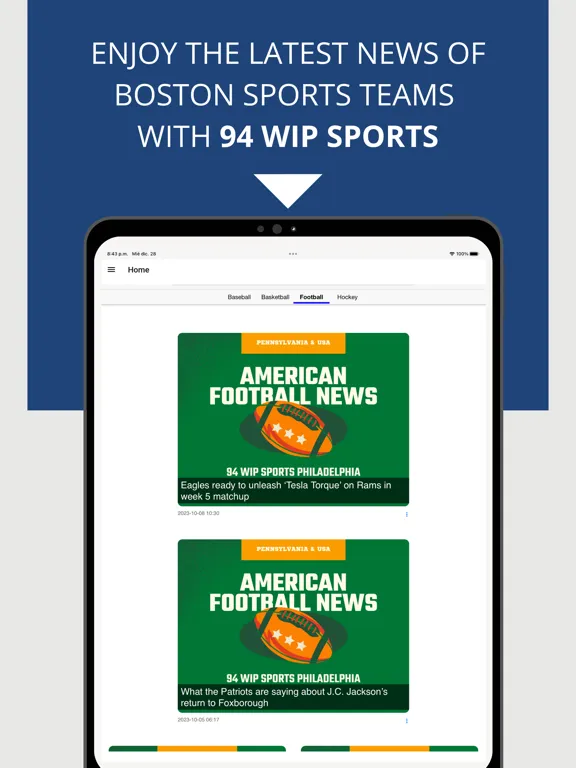 صور 94 WIP Sports iPad 