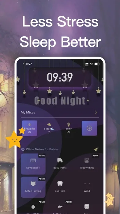 Captures d'écran de SleepEase - Sleep Sounds, ASMR