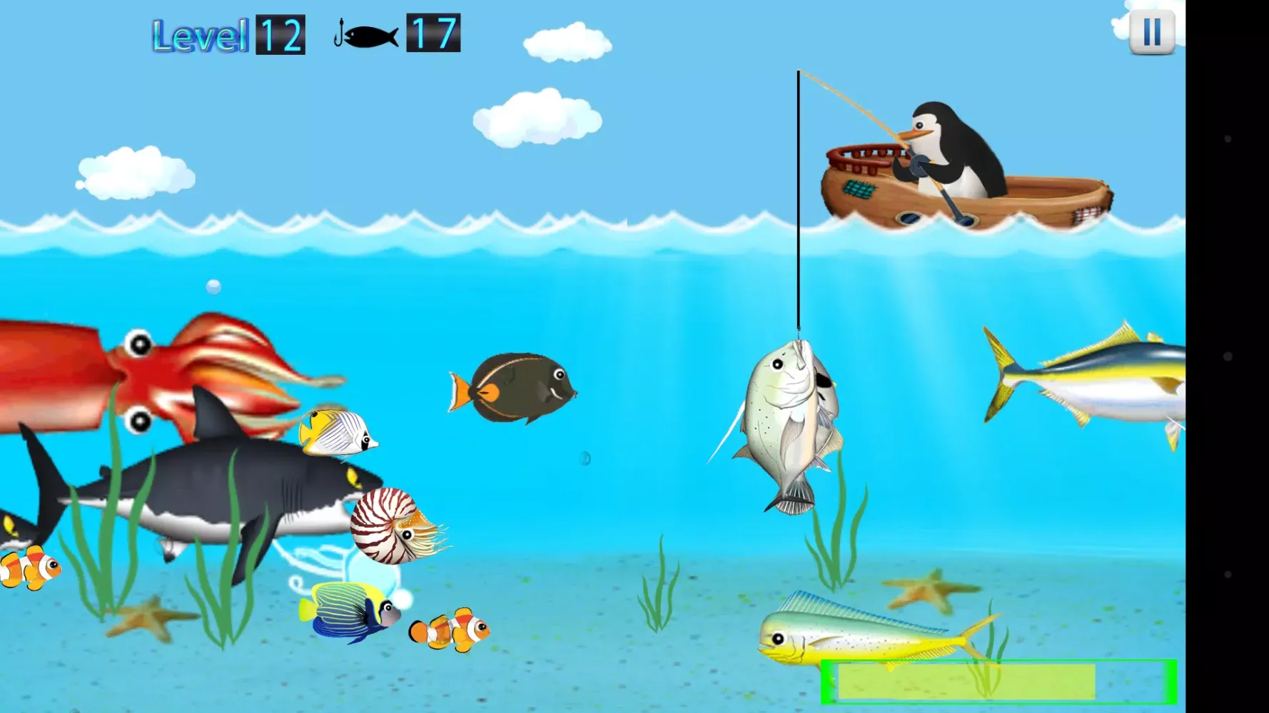 Penguin Fishing Ekran Görüntüleri