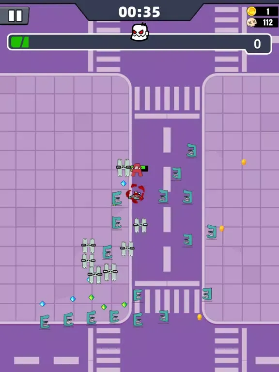 Alphabet Crowd Runner iPad  Screenshots