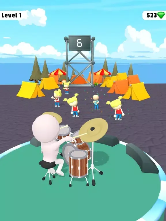 Ảnh chụp màn hình của Drum Challenge iPad 